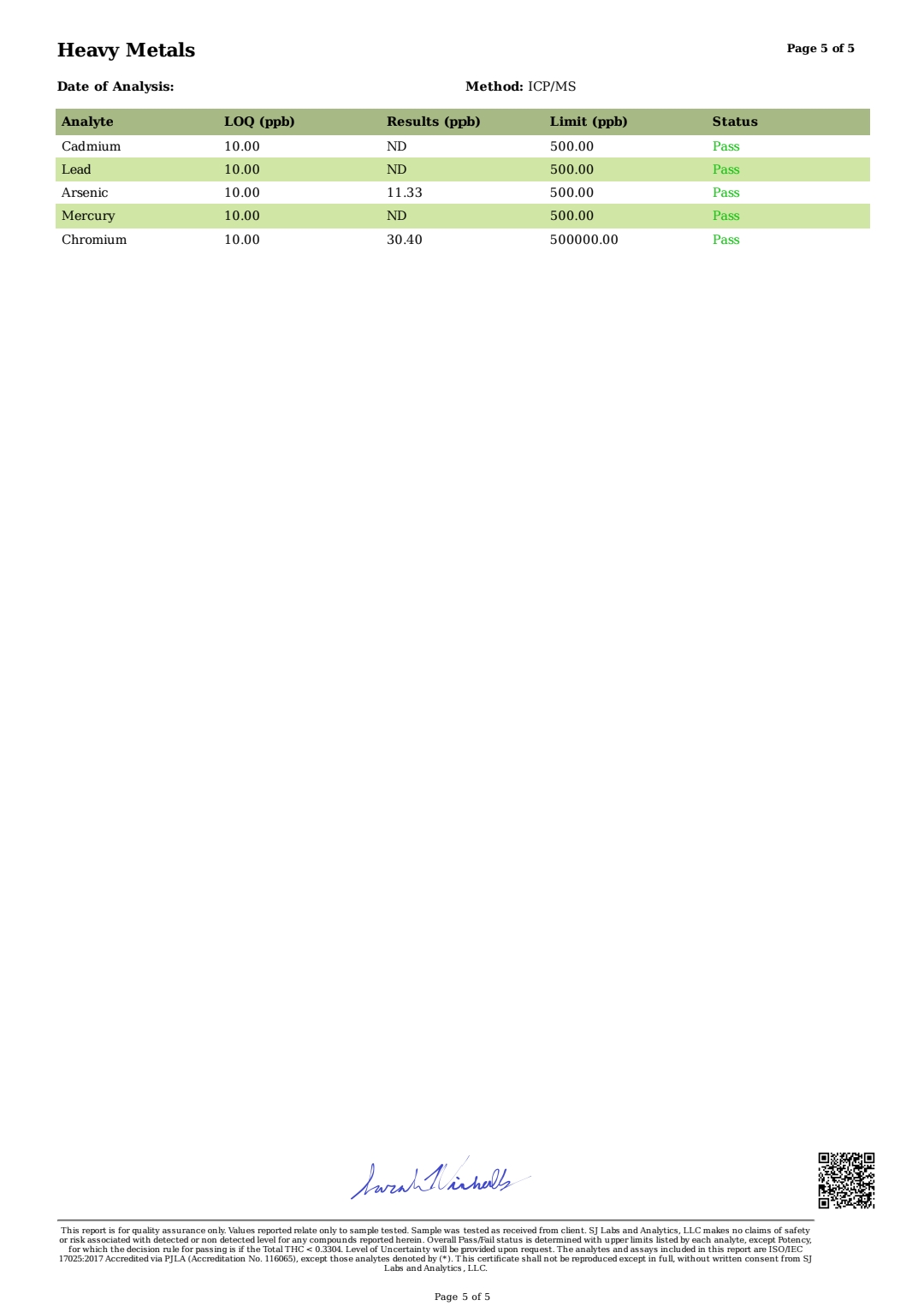 COA page 5